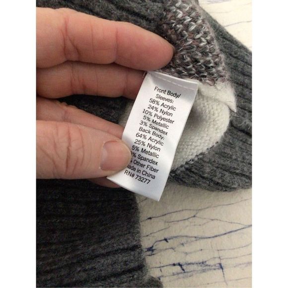 EVRI Crewneck Sweater Multi Color Size 0X ~ Nice! 👍 - Picture 8 of 13